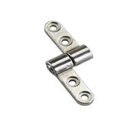 Bisagra de amortiguación pequeña con giro 360 grados, posicionamiento eje torsión ajustable y parada arbitraria, 1 ud(Large-Left)