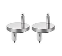Bisagra de asiento de inodoro de liberación rápida, hebillas de tornillo de cubierta de acero inoxidable y pernos de fijación para una fácil instalación, hebillas de tornillo de tapa de inodoro