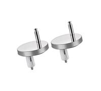 Bisagra de asiento de inodoro de liberación rápida, hebillas de tornillo de cubierta de acero inoxidable y pernos de fijación para una fácil instalación, tornillo de ajuste de bisagra de asiento de