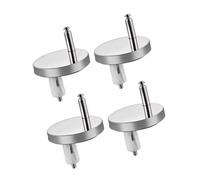 Bisagra de asiento de inodoro de liberación rápida, hebillas de tornillo de cubierta de acero inoxidable y pernos de fijación para una fácil instalación, tornillo de ajuste de bisagra de asiento de