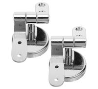 Bisagra de asiento inodoro aleación Zinc, 2 uds., 1 Juego, fijaciones montaje bisagra cubierta confiable, accesorios repuesto for uso en baño Para Bisagras Asiento WC