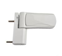 Bisagra de bandera de puerta ajustable de aluminio, bisagra ajustable 3D con amortiguador de silencio para un cierre suave y silencioso, compatible con puertas de doble acristalamiento