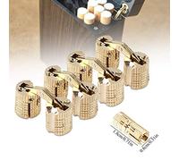 Bisagra de barril，ángulo de apertura de 8 mm 180 ° Bisagra oculta Bisagras de gabinete ocultas Caja de regalo de gabinete de latón Bisagra de barril oculta para encimera o mesa de caravana ligera