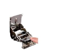 Bisagra de bloqueo plegable Bisagra plegable autoblocante de 0 a 180 grados con tornillos montaje, soportes extensión plegables for cama o mesa, herrajes for bisagras patas muebles(3pcs silvery)