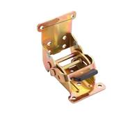 Bisagra de bloqueo plegable Bisagra plegable autoblocante for patas de mesa escritorio, té, muebles, conector en ángulo recto 180 grados y 90(Gold)