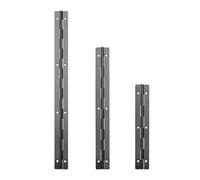 Bisagra de caja de 8, 12 y 16 pulgadas de largo, bisagra continua de 270 grados, bisagras de piano for gabinete, caja de madera, armario, muebles(Black 400mm 1pcs)