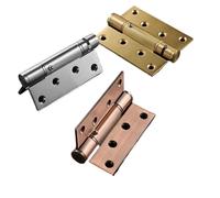 Bisagra de cierre automático for puerta Invisible, cierre de resorte for puerta de madera oscura, posicionamiento de rebote automático for mejoras del hogar(Bronze)