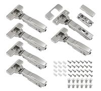 Bisagra de cierre suave para IKEA UTRUSTA 110 y cocina Metod, con amortiguador integrado, incluye instrucciones para el montaje (6 unidades)