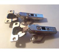 Bisagra de clip de 2 Blum de 120 grados con adaptador de marco frontal