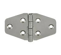 Bisagra de cofre (L x An: 70 x 40 mm, Acero inoxidable, 6 agujeros)