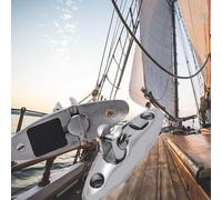 Bisagra de cubierta de liberación rápida en acero inoxidable 316 para aplicaciones marinas incluyendo barcos, yates, remolques y camiones (82 mm)