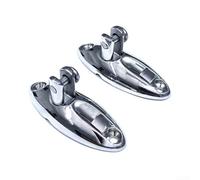 Bisagra de cubierta marina para parte superior Bimini, bisagra giratoria de liberación rápida de acero inoxidable T316, accesorios de toldo de barco de montaje lateral, resistente al agua salada