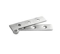 Bisagra de de pollo con rotación de 360 grados, puerta oculta, esquina e, base para muebles, accesorios de hardware de acero inoxidable, bisagras de pivote para puerta, pesado