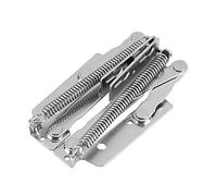 Bisagra de elevación de acero inoxidable con apertura de 80°, bisagras para muebles, gabinete, cajón, escritorio, puerta, ventana, armario (1 izquierda + 1 derecha)