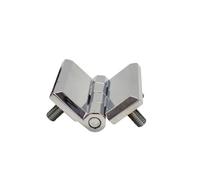 Bisagra de escalera de aleación de zinc de diseño moderno for puertas y ventanas, fabricada en fábrica for muebles y distribución (1 unidad)(Silver,CL236-2A)