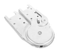 Bisagra de Escalera Plegable de Acero Inoxidable para ático | Conector de Unión, Uso Profesional, 19,5x12,5x3cm, Plata, para Mano de Obra y Mantenimiento