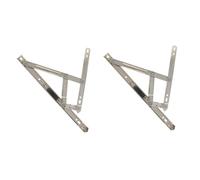Bisagra de fricción for ventana abatible, tono plateado, accesorios for mejoras del hogar, herramientas(12inch2 2pc)
