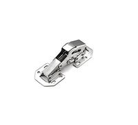 Bisagra de gabinete bricolaje 4 piezas, bisagra hidráulica puerta no porosa 90 grados, tornillo correa suave, herrajes for muebles(4 Inch Normal Type)