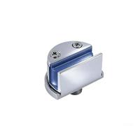 Bisagra de gabinete de vidrio resistente al agua con acción de resorte y pivote ajustable para un posicionamiento preciso de la puerta en vidrio de 6 mm u 8 mm (D)