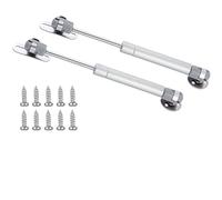 Bisagra de gas de 200 N/20.4 kg de largo para gabinete, soporte de elevación de seguridad, amortiguador de gas, soporte de cubierta inferior y apertura suave y soporte telescópico para puerta de