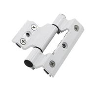 Bisagra de la puerta Bisagra De Puente Roto For Puerta Y Ventana De Aleación De Aluminio, Aislamiento De Puente Roto, Bisagras Plegables, Herrajes For Muebles, 1 Ud. Fácil de instalar (Color : White-