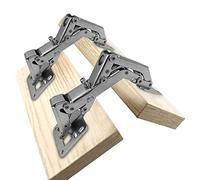 Bisagra de la puerta Montaje de la superficie cubierta oculta de la cubierta completa 165 bisagra de resorte abierta sin torsión de 170 grados