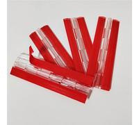 Bisagra de piano continua de plástico transparente de 150 mm (autoadhesiva), para caja de bricolaje, acuario, bandeja de carrito de golf, soporte de exhibición, etc. Bisagra adhesiva (4 unidades)