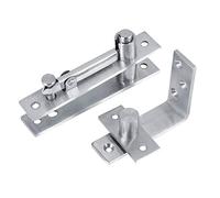 Bisagra de Pivote de Puerta de Acero Inoxidable Bisagra de 360 Grados Hacia Arriba Bisagra de Puerta Giratoria de Alto Rendimiento con forma 7 Para Garaje Casera