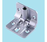 Bisagra de posicionamiento de aleación de zinc con marco de 180 grados, bisagra de límite de puerta de gabinete plegable hacia arriba y hacia abajo, solapa cromada, ajustable, hoja suelta (color: mate