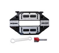 Bisagra de puerta abridor de agujeros, perforación, ranurado, multifuncional, ángulo recto, tallado, ranuras, placa guía de cerradura, cortador de recorte, posicionamiento, taladro, ranurado, placa