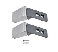 Bisagra De Puerta, Compatible Con Liebherr, Par De Bisagras + Fijaciones for Frigorífico, Congelador Y Frigorífico, Compatible Con Silver, 9590178 03-JRI-857