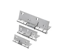 Bisagra de puerta con resorte cierre automático, bisagra acero inoxidable for armarios, rebote, herrajes for muebles, 2 uds para puertas, ventanas, armarios(3inch)
