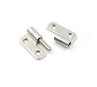 Bisagra de puerta corredera de acero inoxidable de 1,5 pulgadas de largo con resorte de cierre automático for esquinas laterales izquierda y derecha. Bisagra plegable(Right)