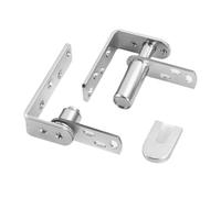 Bisagra de puerta corrediza de doble dirección de acero inoxidable con rebote y cintura ajustable for barra de mezclilla con movimiento libre(Axis-Medium (black))