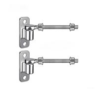 Bisagra de puerta de acero inoxidable 304 con perno en J para puertas de granja y vallas de eslabones de cadena, hardware de valla resistente para uso en exteriores, resistente a la corrosión (8