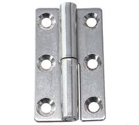 Bisagra de puerta de acero inoxidable con función desmontable y de elevación para uso en armarios, armarios y muebles (2.5 pulgadas a la izquierda)