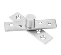 Bisagra de Puerta de Acero Inoxidable de 360 Grados, 2 uds., 75mm, Bisagra de Puerta Excéntrica, Bisagra de Puerta Giratoria para Puerta y Hardware Confiable (Eje Central)