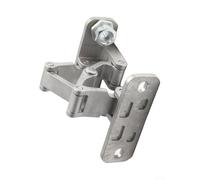 Bisagra de puerta de acero inoxidable para puertas de piedra, bisagra invisible resistente con ángulo de apertura de 165°, resistente al fuego y rodamiento de carga ajustable (S/M (L(250 kg))