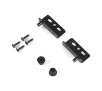 Bisagra de puerta de madera, pivotes superiores e inferiores, código de esquina, soporte de esquina en forma de L, bisagras ocultas para puerta