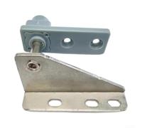 Bisagra de puerta de nevera resistente con mecanismo de cierre automático, pieza de repuesto para congelador comercial, ajuste de metal resistente a la corrosión (inferior izquierda + bisagra)