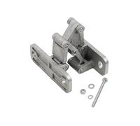 Bisagra de puerta de piedra resistente, bisagra invisible resistente al fuego para acero inoxidable, bisagra silenciosa ajustable hasta 165°