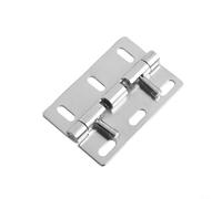 Bisagra de puerta de resorte, 76 x 51 mm, acero inoxidable, extraíble, ajustable, control de límite, funcionamiento suave, muebles para el hogar (B)