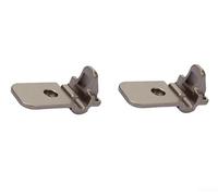 Bisagra de puerta de secadora de acero inoxidable, para LG y Kenmore para Elite, pieza de repuesto MEF62782201, construcción de metal mejorada para modelos DLE7200VE DLE7300WE, acabado plateado