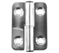 Bisagra de puerta deslizante de acero inoxidable con función desmontable y de elevación para uso en armarios, armarios y muebles (4 pulgadas a la derecha)