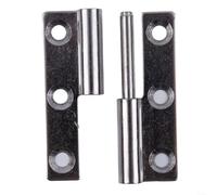 Bisagra de puerta desmontable con junta deslizante y mecanismo de elevación de acero inoxidable adecuado para armarios (6,35 cm a la derecha)