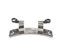 Bisagra de puerta for lavadora Midea 12338100002062, compatible con modelos MD100-14733DG, tamaño 135 x 46 x 17 mm.