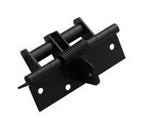 Bisagra de puerta invisible accionada por resorte interno para un movimiento de cierre predecible y estabilidad de puerta de 90 grados (negro)