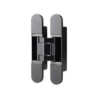 Bisagra de puerta invisible ajustable, 2 unidades, for trabajo pesado, plegable, oculta, con cruz Para Puerta(GRAY)