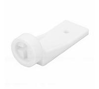 Bisagra de Puerta para Congelador, Placa ABS Blanco, 2002244008, 1 Unidad | Reemplazo de bisagra original, compatible con frigoríficos, material ABS resistente, color blanco