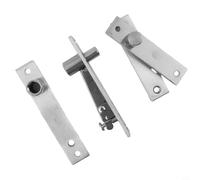 Bisagra de puerta pivotante de acero inoxidable resistente para puertas de madera, rotación de 360 grados, pivotes superior e inferior con pasador retráctil, espacio ajustable, extraíble